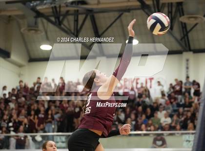Thumbnail 2 in College Station vs. A&M Consolidated (UIL 5A Volleyball Division II Regional Final) photogallery.
