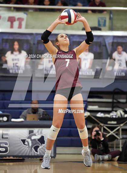 Thumbnail 2 in College Station vs. A&M Consolidated (UIL 5A Volleyball Division II Regional Final) photogallery.