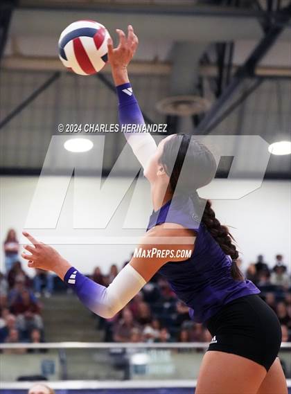 Thumbnail 3 in College Station vs. A&M Consolidated (UIL 5A Volleyball Division II Regional Final) photogallery.