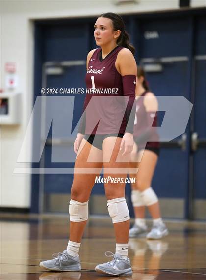 Thumbnail 2 in College Station vs. A&M Consolidated (UIL 5A Volleyball Division II Regional Final) photogallery.