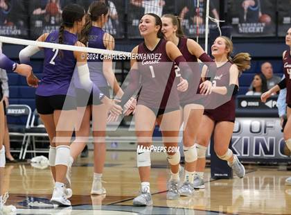 Thumbnail 3 in College Station vs. A&M Consolidated (UIL 5A Volleyball Division II Regional Final) photogallery.
