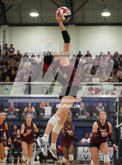 Thumbnail 2 in College Station vs. A&M Consolidated (UIL 5A Volleyball Division II Regional Final) photogallery.