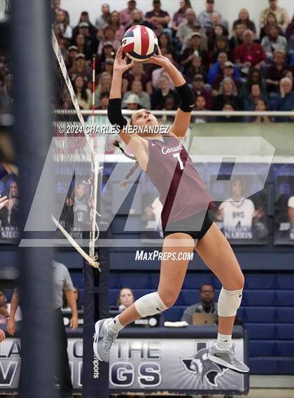 Thumbnail 3 in College Station vs. A&M Consolidated (UIL 5A Volleyball Division II Regional Final) photogallery.