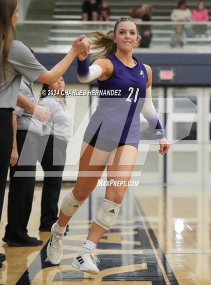 Thumbnail 2 in College Station vs. A&M Consolidated (UIL 5A Volleyball Division II Regional Final) photogallery.