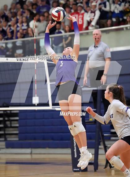 Thumbnail 3 in College Station vs. A&M Consolidated (UIL 5A Volleyball Division II Regional Final) photogallery.