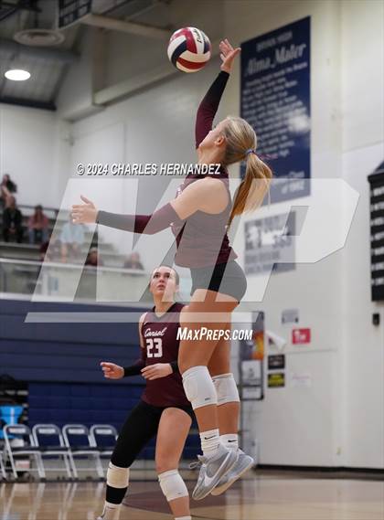 Thumbnail 2 in College Station vs. A&M Consolidated (UIL 5A Volleyball Division II Regional Final) photogallery.