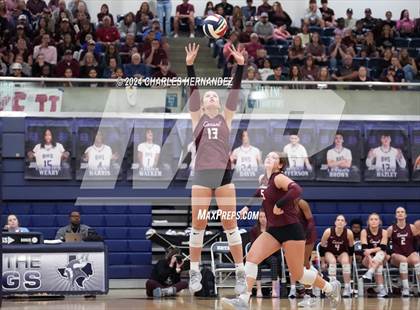 Thumbnail 1 in College Station vs. A&M Consolidated (UIL 5A Volleyball Division II Regional Final) photogallery.