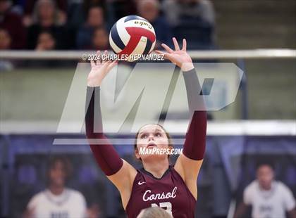 Thumbnail 2 in College Station vs. A&M Consolidated (UIL 5A Volleyball Division II Regional Final) photogallery.