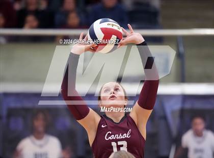 Thumbnail 1 in College Station vs. A&M Consolidated (UIL 5A Volleyball Division II Regional Final) photogallery.
