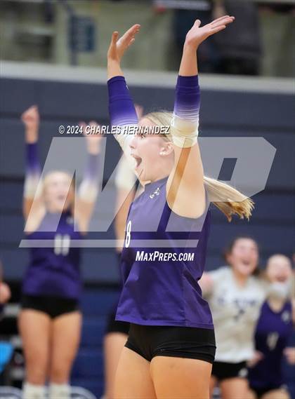 Thumbnail 1 in College Station vs. A&M Consolidated (UIL 5A Volleyball Division II Regional Final) photogallery.