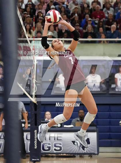 Thumbnail 2 in College Station vs. A&M Consolidated (UIL 5A Volleyball Division II Regional Final) photogallery.
