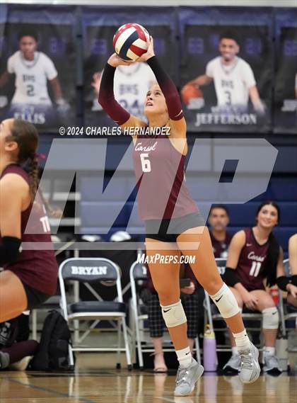 Thumbnail 2 in College Station vs. A&M Consolidated (UIL 5A Volleyball Division II Regional Final) photogallery.