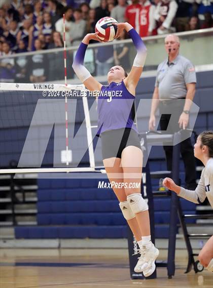 Thumbnail 2 in College Station vs. A&M Consolidated (UIL 5A Volleyball Division II Regional Final) photogallery.