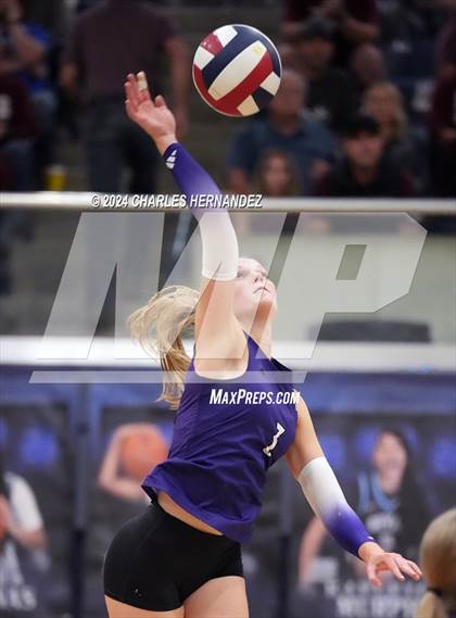 Thumbnail 3 in College Station vs. A&M Consolidated (UIL 5A Volleyball Division II Regional Final) photogallery.