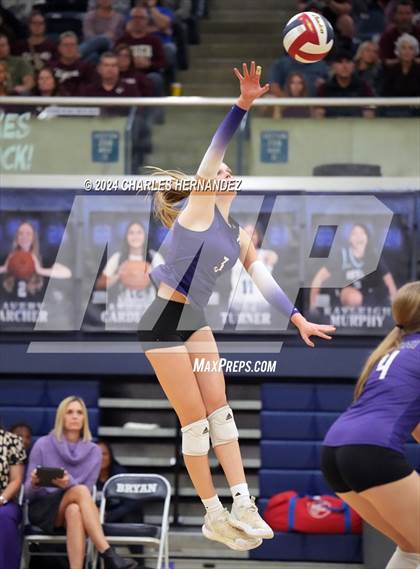Thumbnail 2 in College Station vs. A&M Consolidated (UIL 5A Volleyball Division II Regional Final) photogallery.