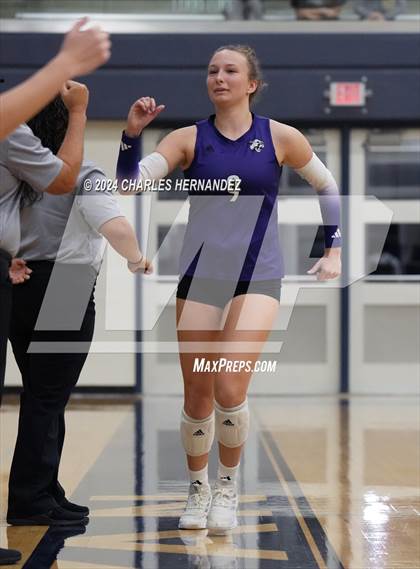 Thumbnail 3 in College Station vs. A&M Consolidated (UIL 5A Volleyball Division II Regional Final) photogallery.