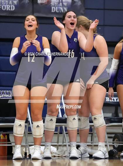 Thumbnail 1 in College Station vs. A&M Consolidated (UIL 5A Volleyball Division II Regional Final) photogallery.