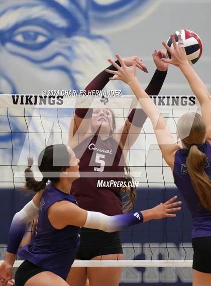 Thumbnail 2 in College Station vs. A&M Consolidated (UIL 5A Volleyball Division II Regional Final) photogallery.