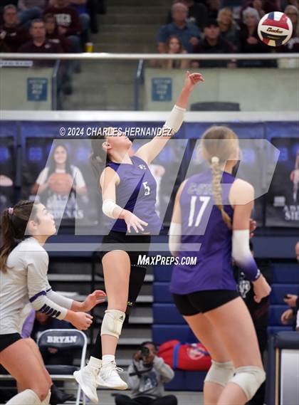 Thumbnail 1 in College Station vs. A&M Consolidated (UIL 5A Volleyball Division II Regional Final) photogallery.