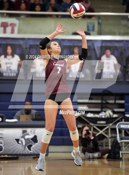 Thumbnail 3 in College Station vs. A&M Consolidated (UIL 5A Volleyball Division II Regional Final) photogallery.