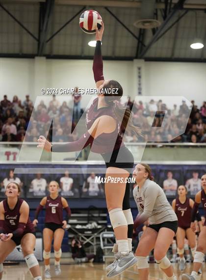 Thumbnail 2 in College Station vs. A&M Consolidated (UIL 5A Volleyball Division II Regional Final) photogallery.