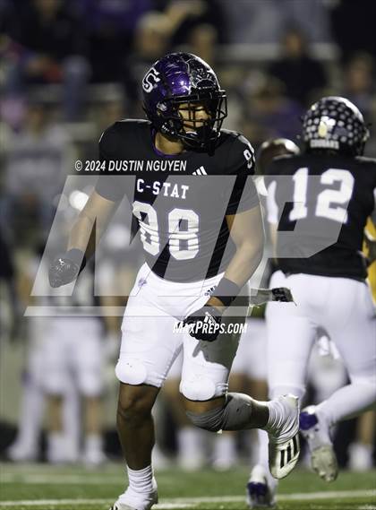 Thumbnail 3 in College Station vs. Lufkin (UIL Football 5A D1 Region III Area Round) photogallery.