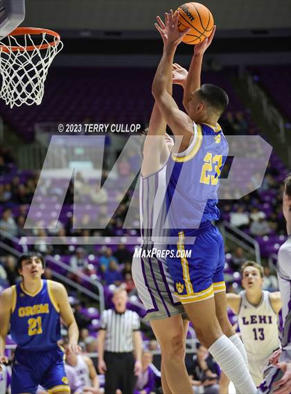 Thumbnail 3 in Lehi vs. Orem (UHSAA 5A Quarterfinal) photogallery.