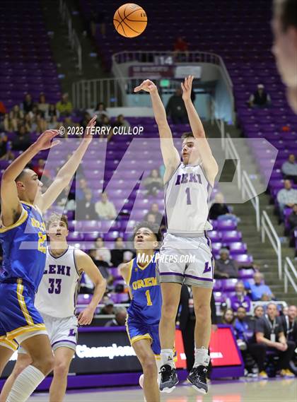 Thumbnail 1 in Lehi vs. Orem (UHSAA 5A Quarterfinal) photogallery.