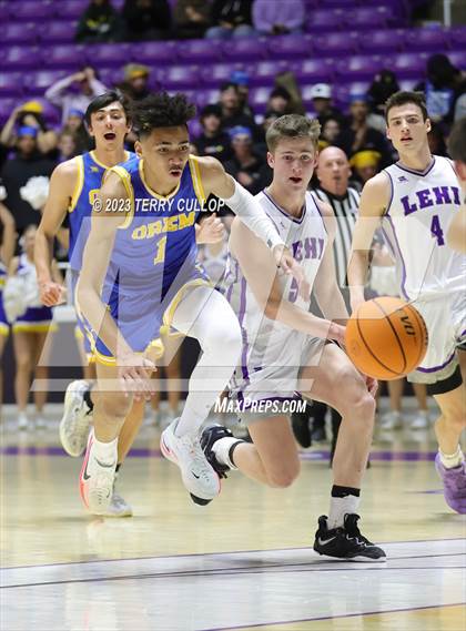 Thumbnail 3 in Lehi vs. Orem (UHSAA 5A Quarterfinal) photogallery.