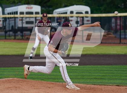 Thumbnail 3 in Greencastle vs. Brebeuf Jesuit Preparatory (IHSAA 3A Sectional First Round) photogallery.