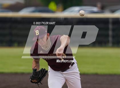 Thumbnail 3 in Greencastle vs. Brebeuf Jesuit Preparatory (IHSAA 3A Sectional First Round) photogallery.
