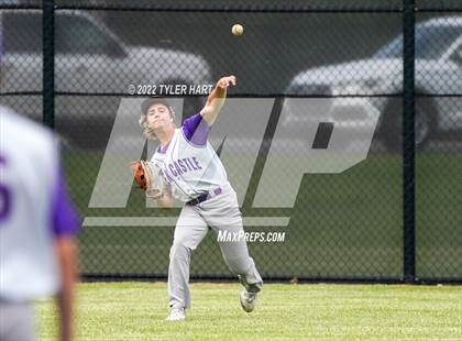 Thumbnail 3 in Greencastle vs. Brebeuf Jesuit Preparatory (IHSAA 3A Sectional First Round) photogallery.