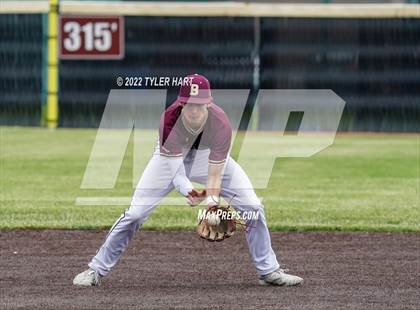 Thumbnail 3 in Greencastle vs. Brebeuf Jesuit Preparatory (IHSAA 3A Sectional First Round) photogallery.