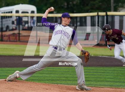 Thumbnail 1 in Greencastle vs. Brebeuf Jesuit Preparatory (IHSAA 3A Sectional First Round) photogallery.