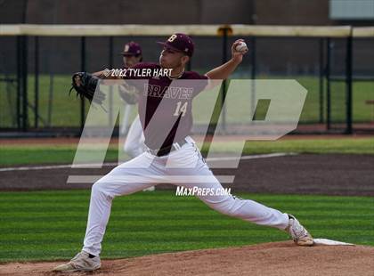 Thumbnail 3 in Greencastle vs. Brebeuf Jesuit Preparatory (IHSAA 3A Sectional First Round) photogallery.