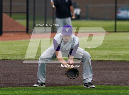 Thumbnail 1 in Greencastle vs. Brebeuf Jesuit Preparatory (IHSAA 3A Sectional First Round) photogallery.
