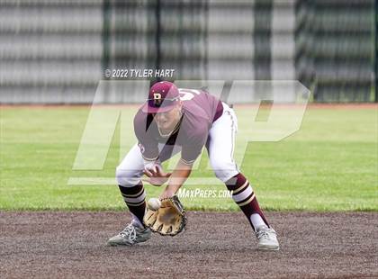 Thumbnail 2 in Greencastle vs. Brebeuf Jesuit Preparatory (IHSAA 3A Sectional First Round) photogallery.