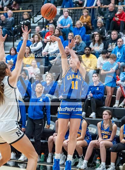 Thumbnail 3 in Carmel vs. Noblesville (IHSAA 4A Sectional 8 First Round) photogallery.