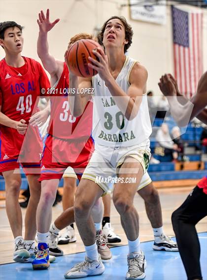 Thumbnail 2 in Los Alamitos vs. Santa Barbara (CDM Beach Bash Tournament) photogallery.