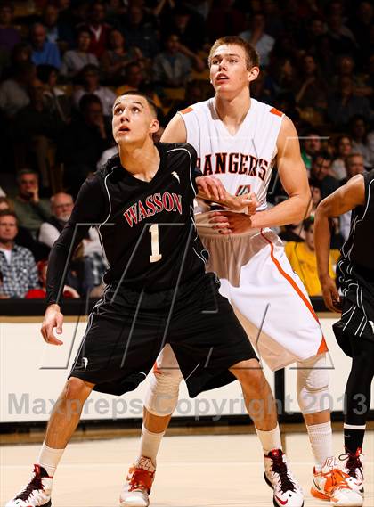 Thumbnail 2 in Wasson vs. Lewis-Palmer (CHSAA 4A Final Four) photogallery.
