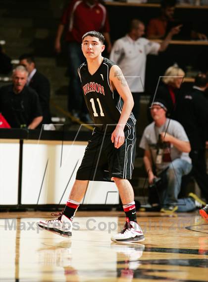 Thumbnail 2 in Wasson vs. Lewis-Palmer (CHSAA 4A Final Four) photogallery.