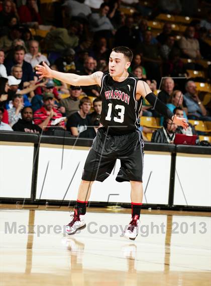 Thumbnail 3 in Wasson vs. Lewis-Palmer (CHSAA 4A Final Four) photogallery.