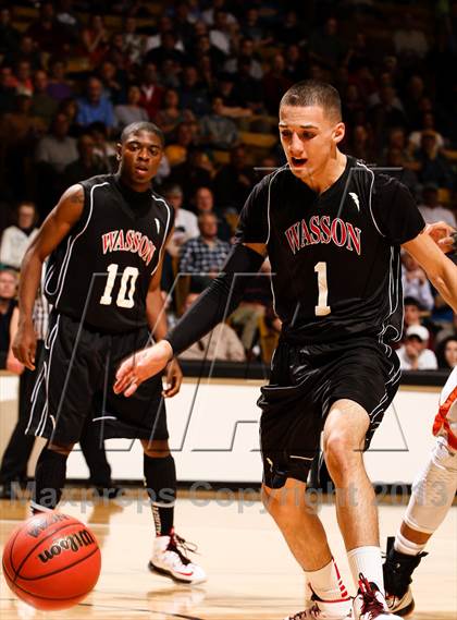 Thumbnail 1 in Wasson vs. Lewis-Palmer (CHSAA 4A Final Four) photogallery.