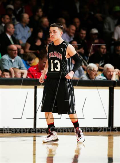 Thumbnail 3 in Wasson vs. Lewis-Palmer (CHSAA 4A Final Four) photogallery.