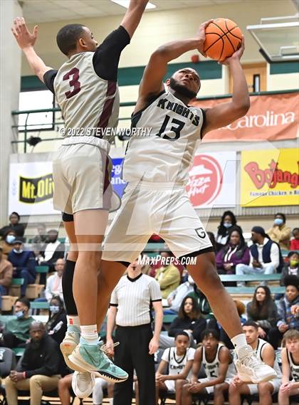 Thumbnail 1 in United Faith Christian Academy vs. Greenfield (NCISAA 1A State Championship) photogallery.
