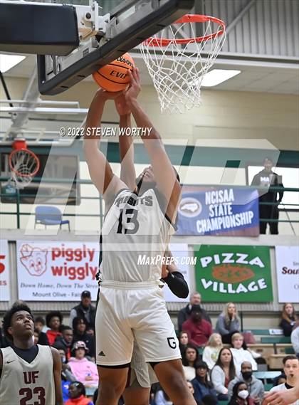 Thumbnail 1 in United Faith Christian Academy vs. Greenfield (NCISAA 1A State Championship) photogallery.