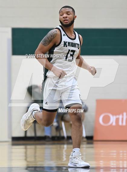 Thumbnail 3 in United Faith Christian Academy vs. Greenfield (NCISAA 1A State Championship) photogallery.