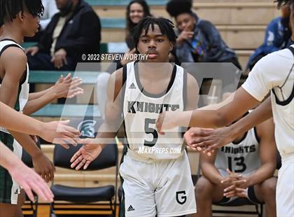 Thumbnail 2 in United Faith Christian Academy vs. Greenfield (NCISAA 1A State Championship) photogallery.