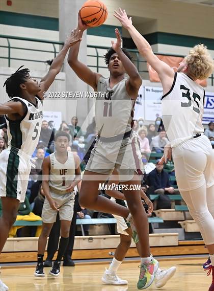 Thumbnail 3 in United Faith Christian Academy vs. Greenfield (NCISAA 1A State Championship) photogallery.