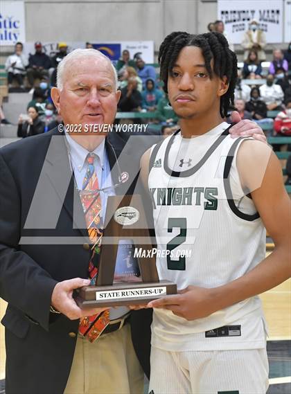 Thumbnail 3 in United Faith Christian Academy vs. Greenfield (NCISAA 1A State Championship) photogallery.